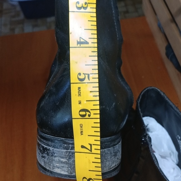 Florsheim black leather ankle boots size 12 - Picture 5 of 12
